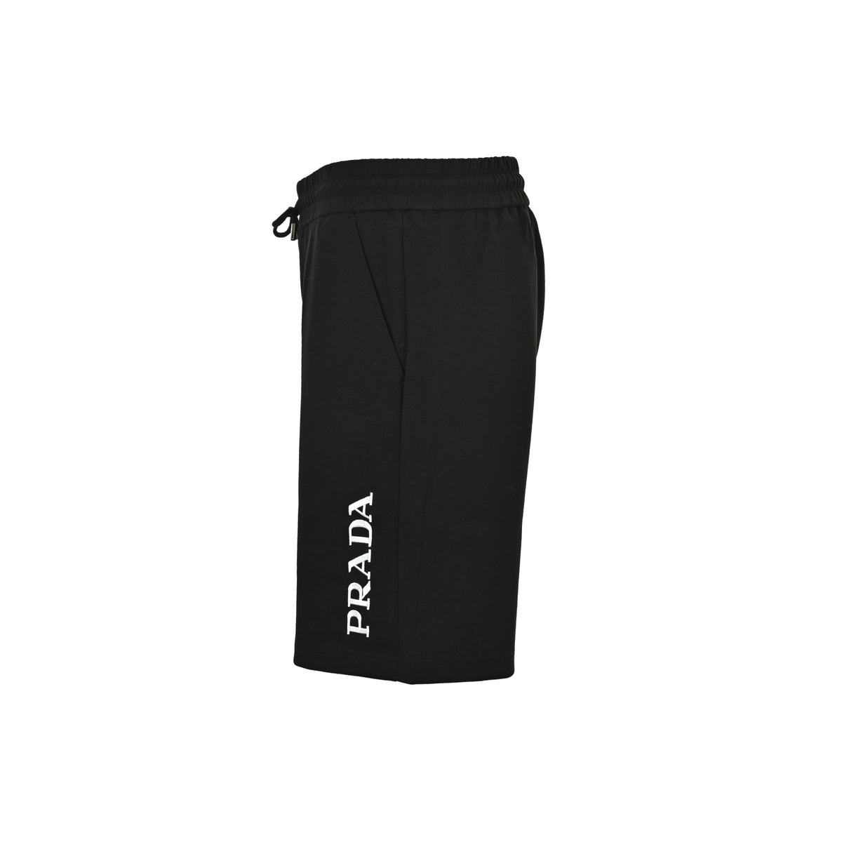 Prada embroidered letter logo shorts