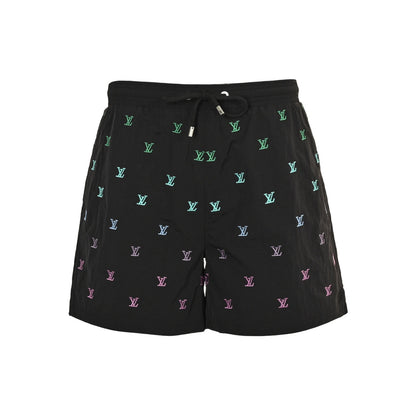 Louis Vuitton 25ss full-frame presbyopic gradient embroidered shorts