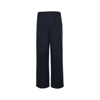 Gucci side red stripe web trim sports trousers