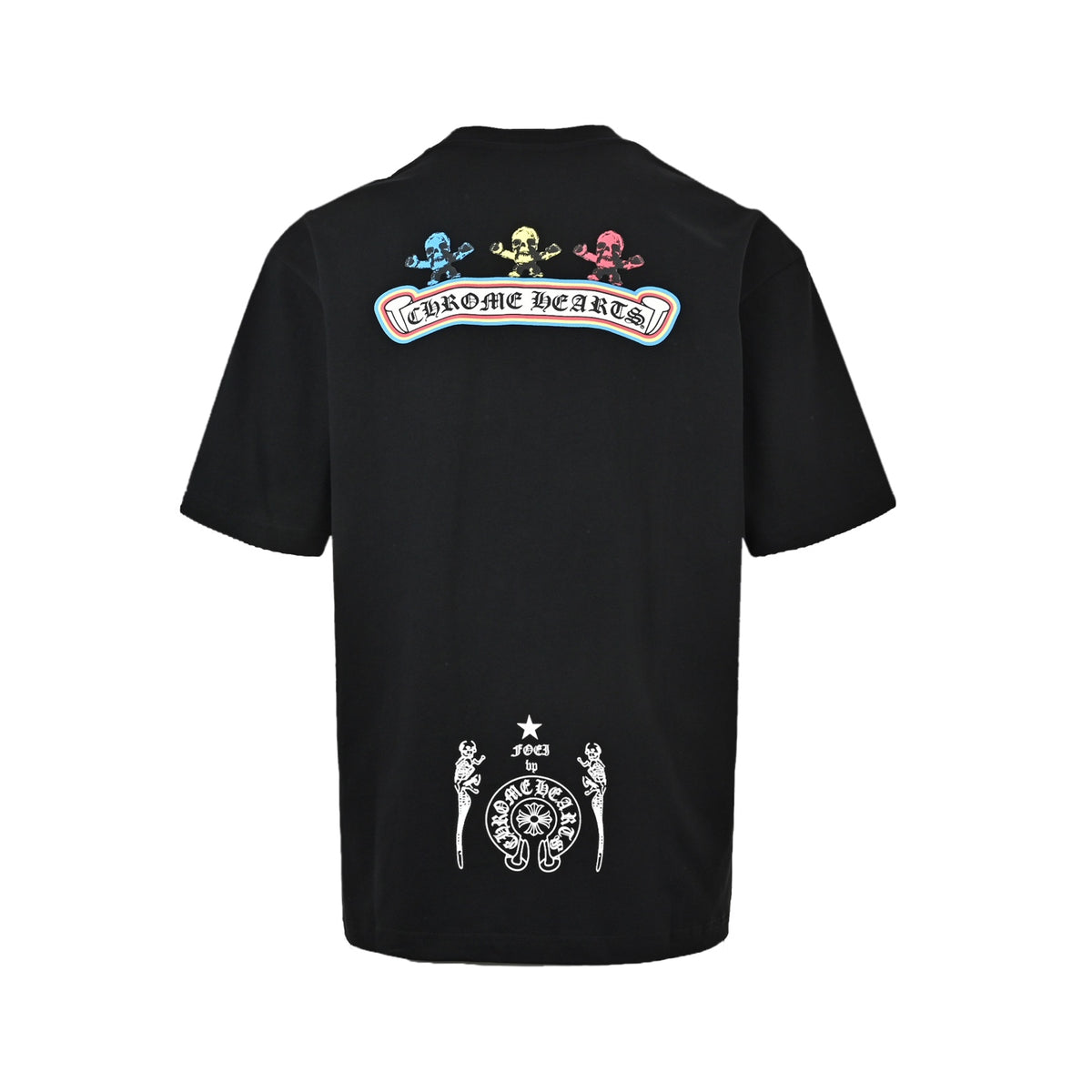 Chrome Hearts Colorful Skeleton Short Sleeves