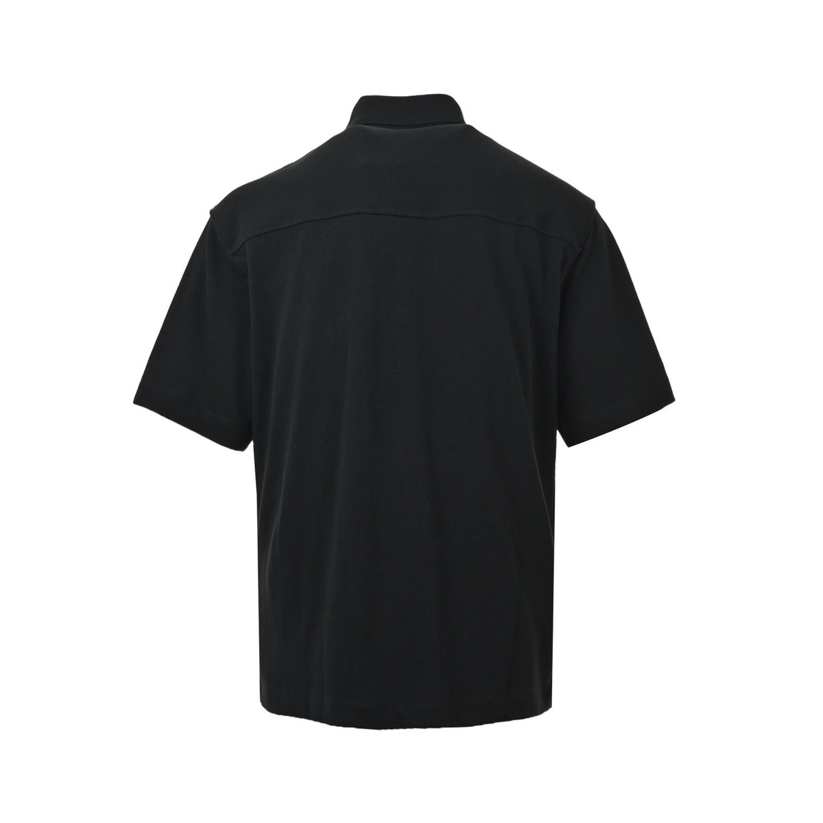 Saint Laurent Paris/Saint Laurent 26ss pocket embroidered silhouette Polo short sleeves
