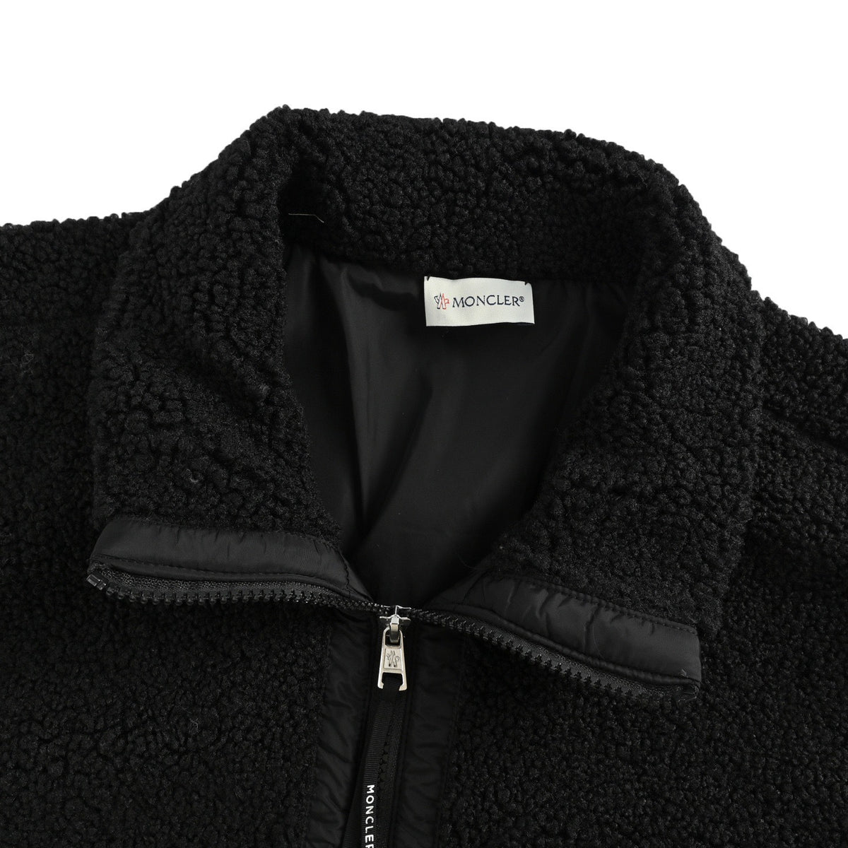 Moncler/Mask 25Fw Pocket Logo Sherpa Jacket
