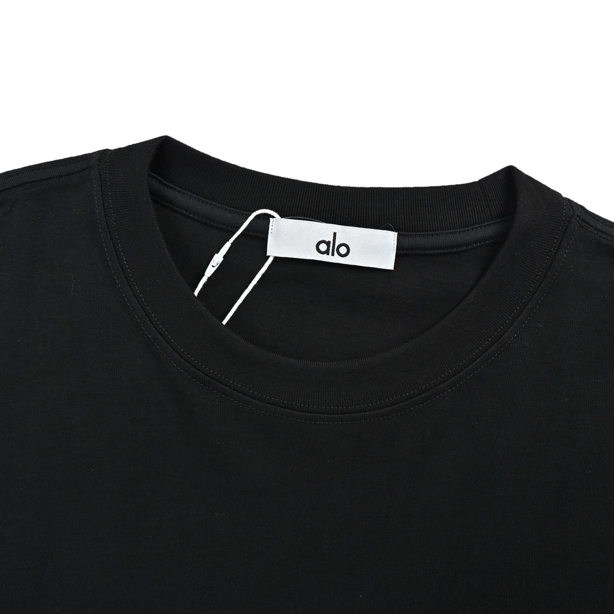 ALO simple silicone letter printed short sleeves