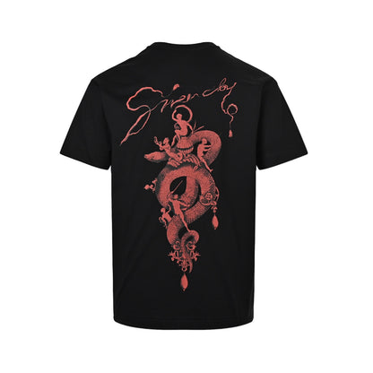 GIVENCHY 25ss Year of the Snake limited print short sleeves