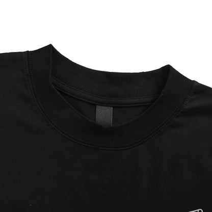 Chrome Hearts/Chrome Heart 26ss pin logo pressed flocking printed short sleeves