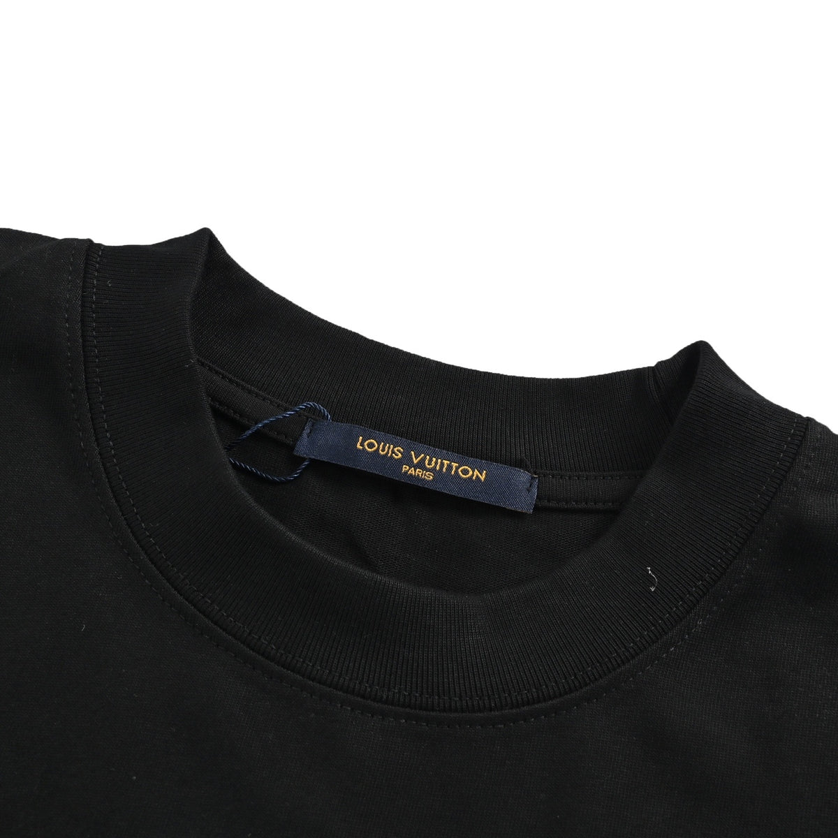Louis Vuitton 26ss colored diamond letter logo embroidered short sleeves
