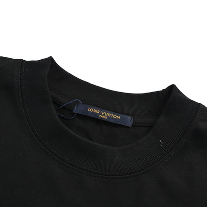 Louis Vuitton 26ss colored diamond letter logo embroidered short sleeves