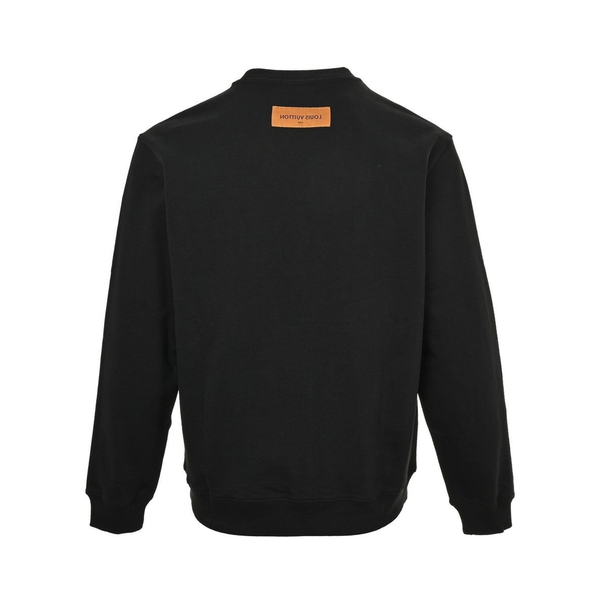 Louis Vuitton 25Fw cursive signature letter print crew neck sweatshirt