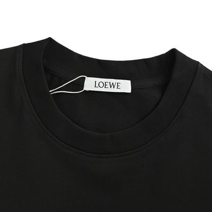 Loewe/Luoyiwei 25ss pocket towel embroidered logo short sleeves