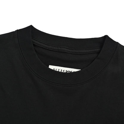 Maison Margiela Number and letter pattern mottled print round neck short sleeves