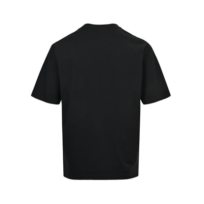 Loewe/Loewei Irregular Logo Contrast Color Foam Printed Short Sleeves