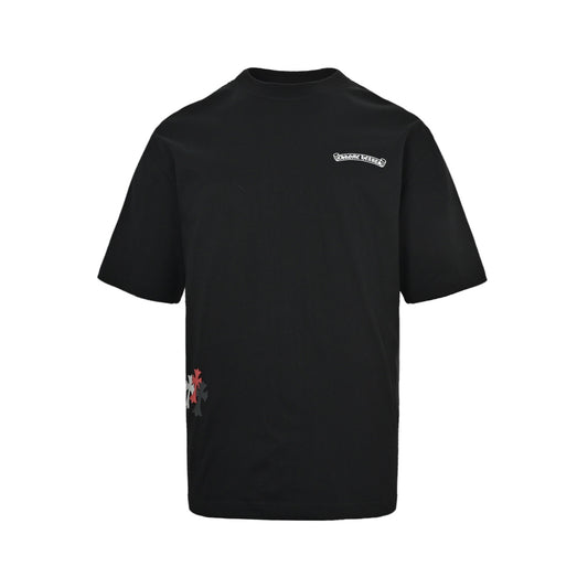 Chrome Hearts/Chrome Heart Cross Star Print Short Sleeve