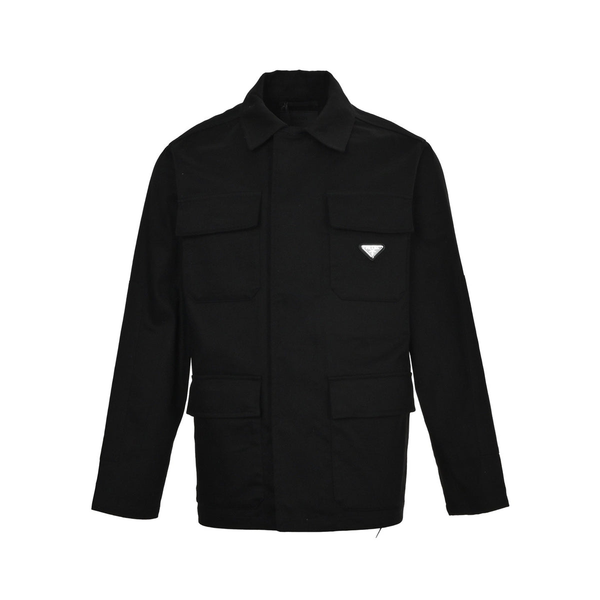 Prada four-pocket cotton work style jacket