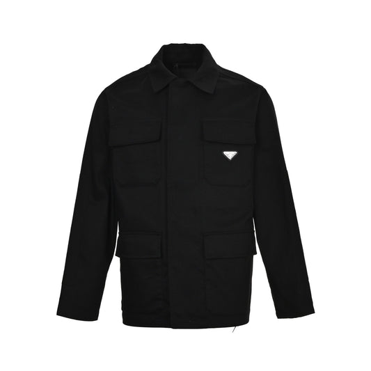 Prada four-pocket cotton work style jacket