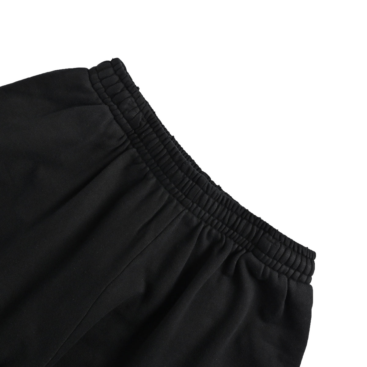 We11 Done gothic lettering printed loose shorts