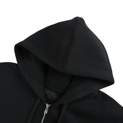 Chrome Hearts/Chrome Heart black and pink bikini print hooded jacket