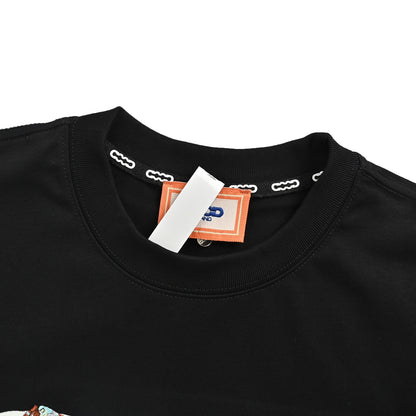 GOODBRAND Year of the Horse flocked embroidered racing short sleeves