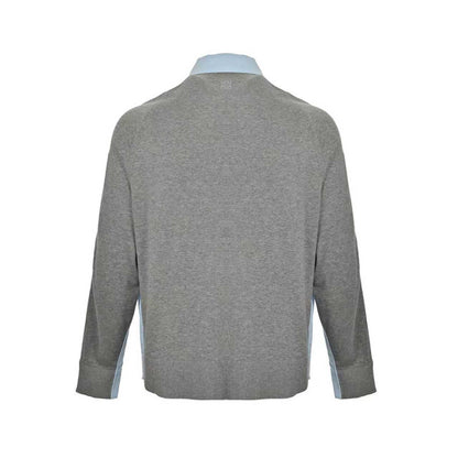 Loewe 25Fw sweater patchwork knitted shirt