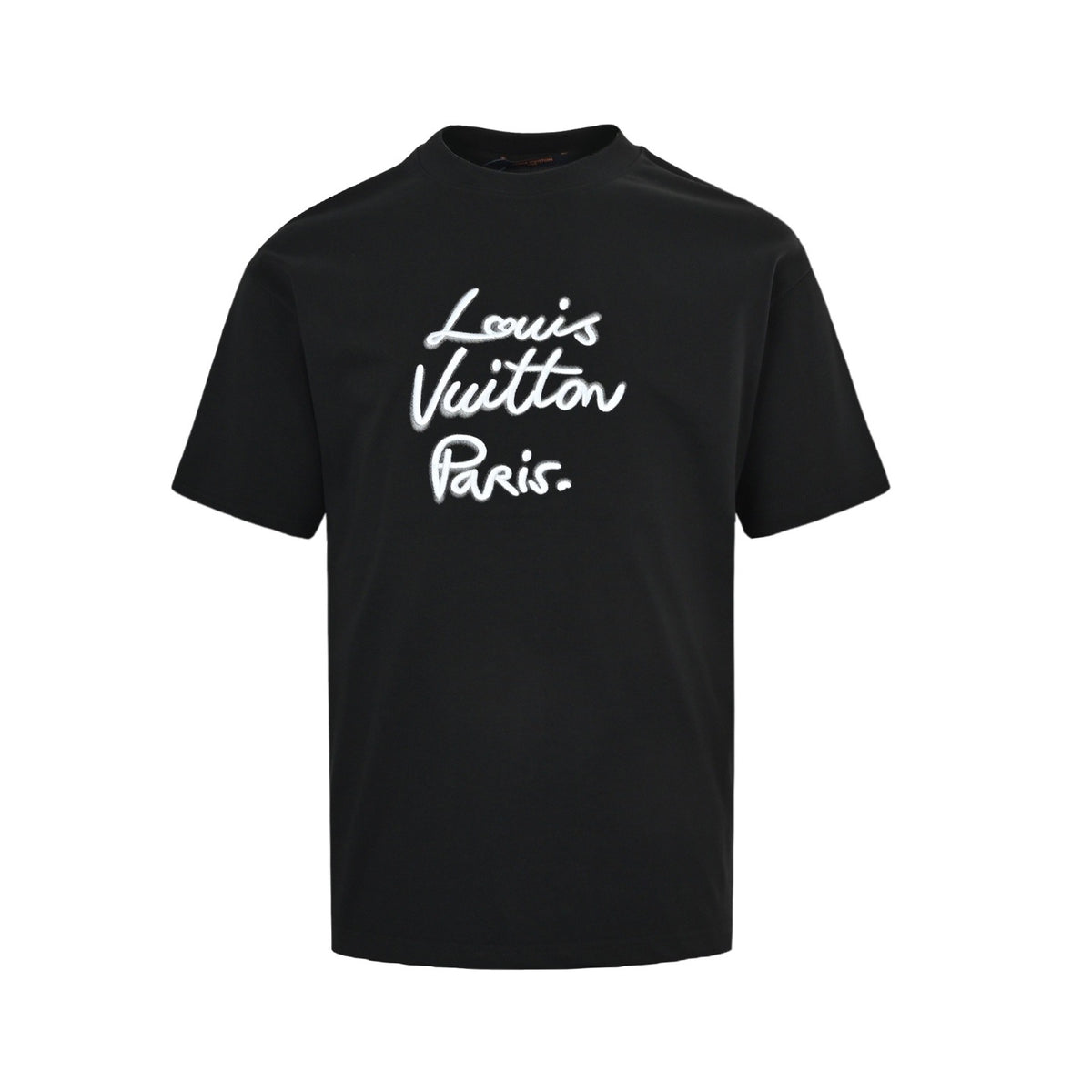 Louis Vuitton 26ss signature letter embroidered short sleeves
