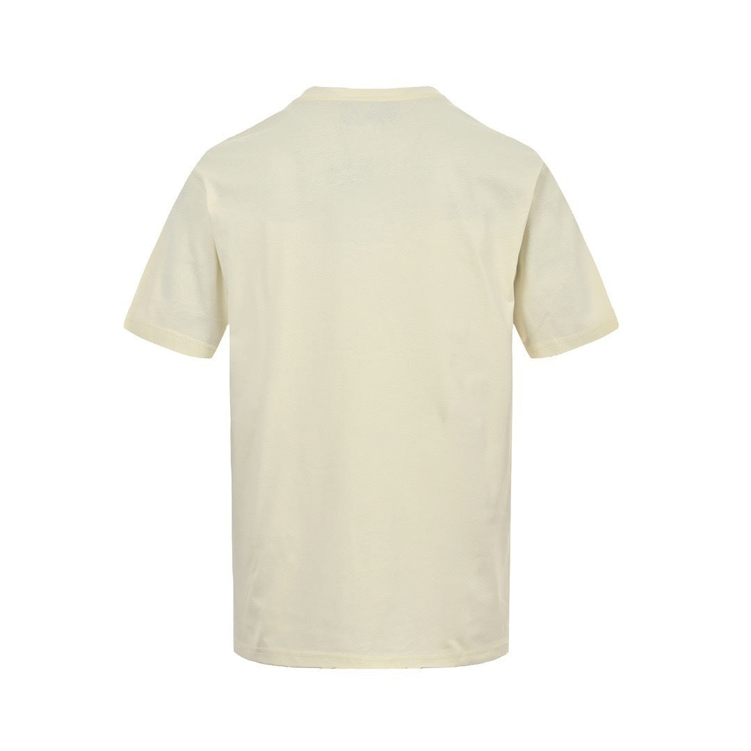 Gucci 24ss cherry embroidered short sleeves