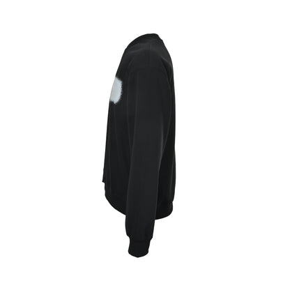 Alexander Wang 25Fw shadow letter round neck sweatshirt
