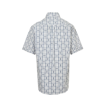 Gucci 24ss horsebit jacquard short-sleeved shirt