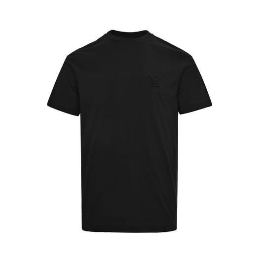 Armani embossed logo short-sleeves (2 pieces in a box/1 each in black and blue)