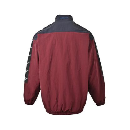 Balenciaga/Puma co-branded purple retro logo jacket
