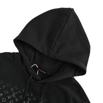 Louis Vuitton 25Fw presbyopic gradient print hooded sweatshirt