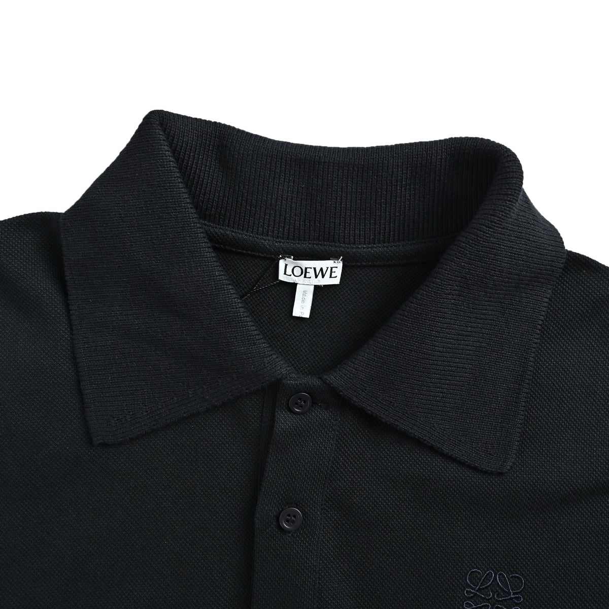 Loewe/Luo Yiwei embroidered logo Polo short sleeves
