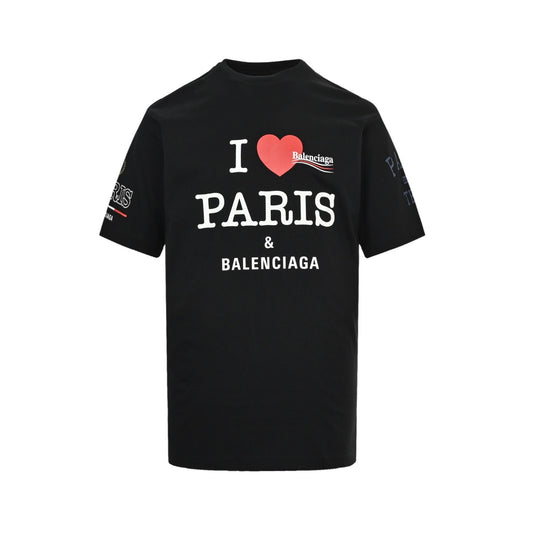 Balenciaga/Balanciaga 25ss Valentine's Day series love letter printed short sleeves