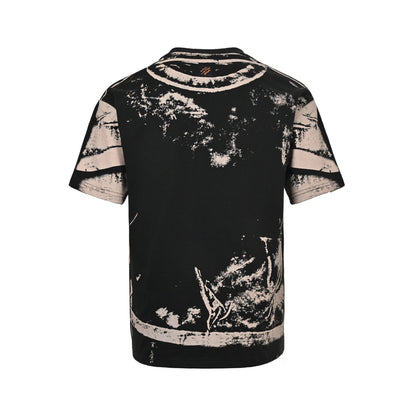 Louis Vuitton optical illusion tie-dye printed short sleeves