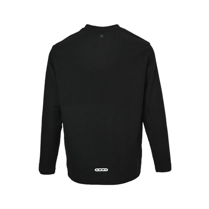 Good Brand 25Fw patchwork sequined knitted long-sleeved T-shirt