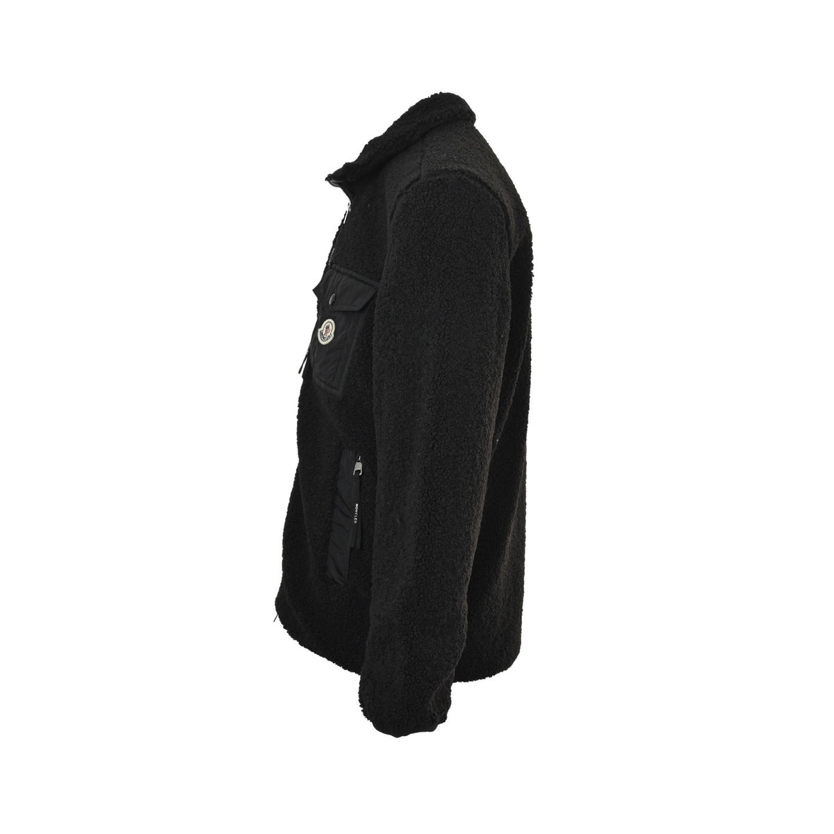 Moncler/Mask 25Fw Pocket Logo Sherpa Jacket