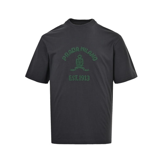 PRADA 1913 hand embroidered short sleeves