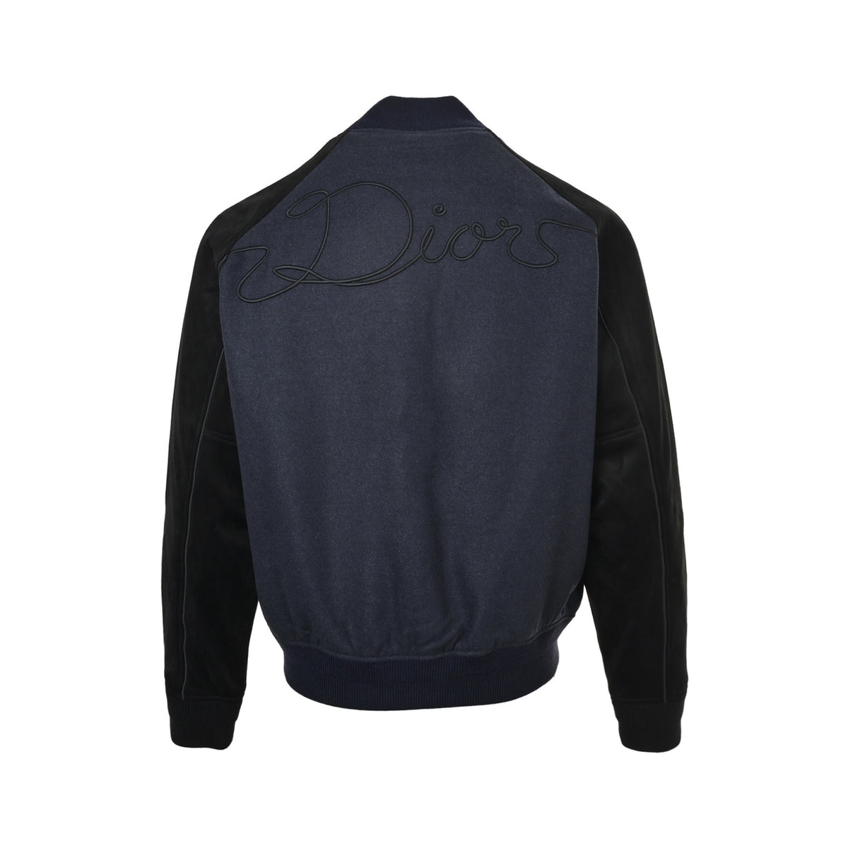Dior 25Fw signature letter embroidered baseball jacket