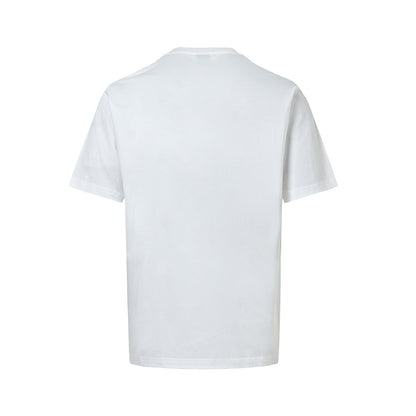 Fendi 26ss beaded dissolved letter embroidered short sleeves