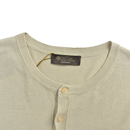 Loro Piana LP 25SS Henley collar short sleeves