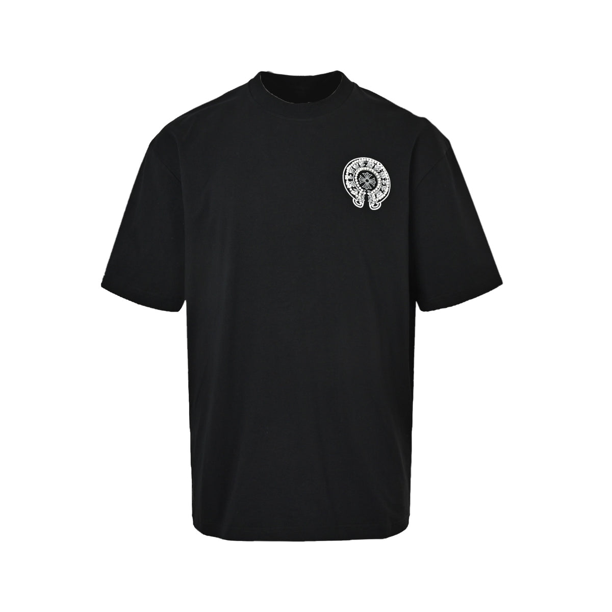 Chrome Hearts/Chrome Heart Pearl Horseshoe Short Sleeve