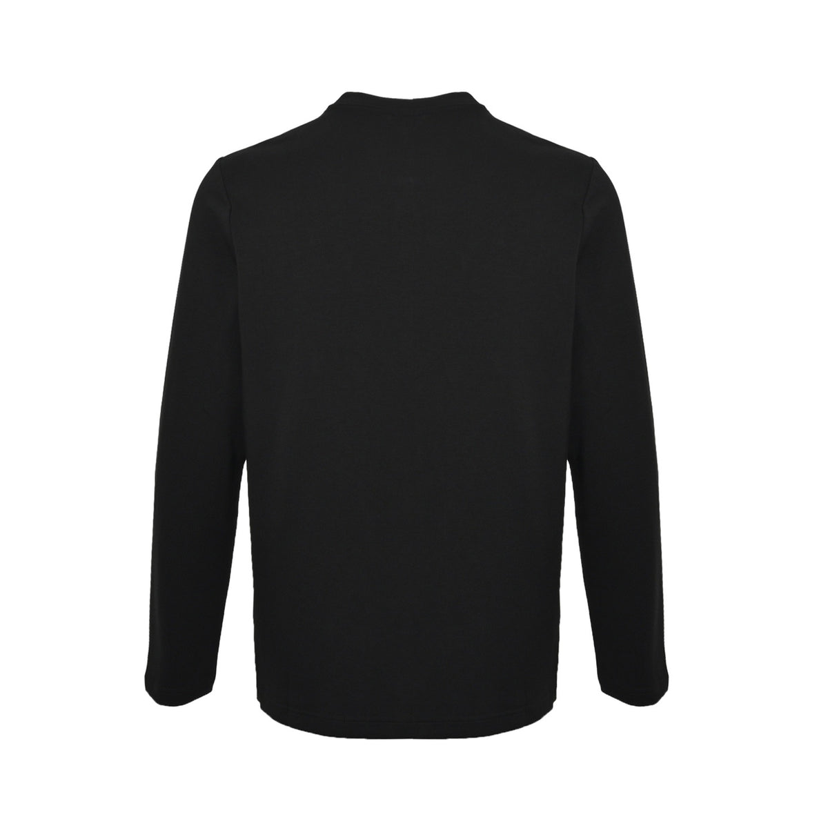 Moncler/Mask 25Fw simple small logo embroidered long-sleeved T-shirt