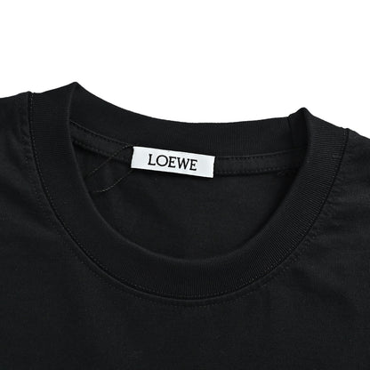 Loewe/Luo Yiwei limited geometric colorful sequin embroidered short sleeves