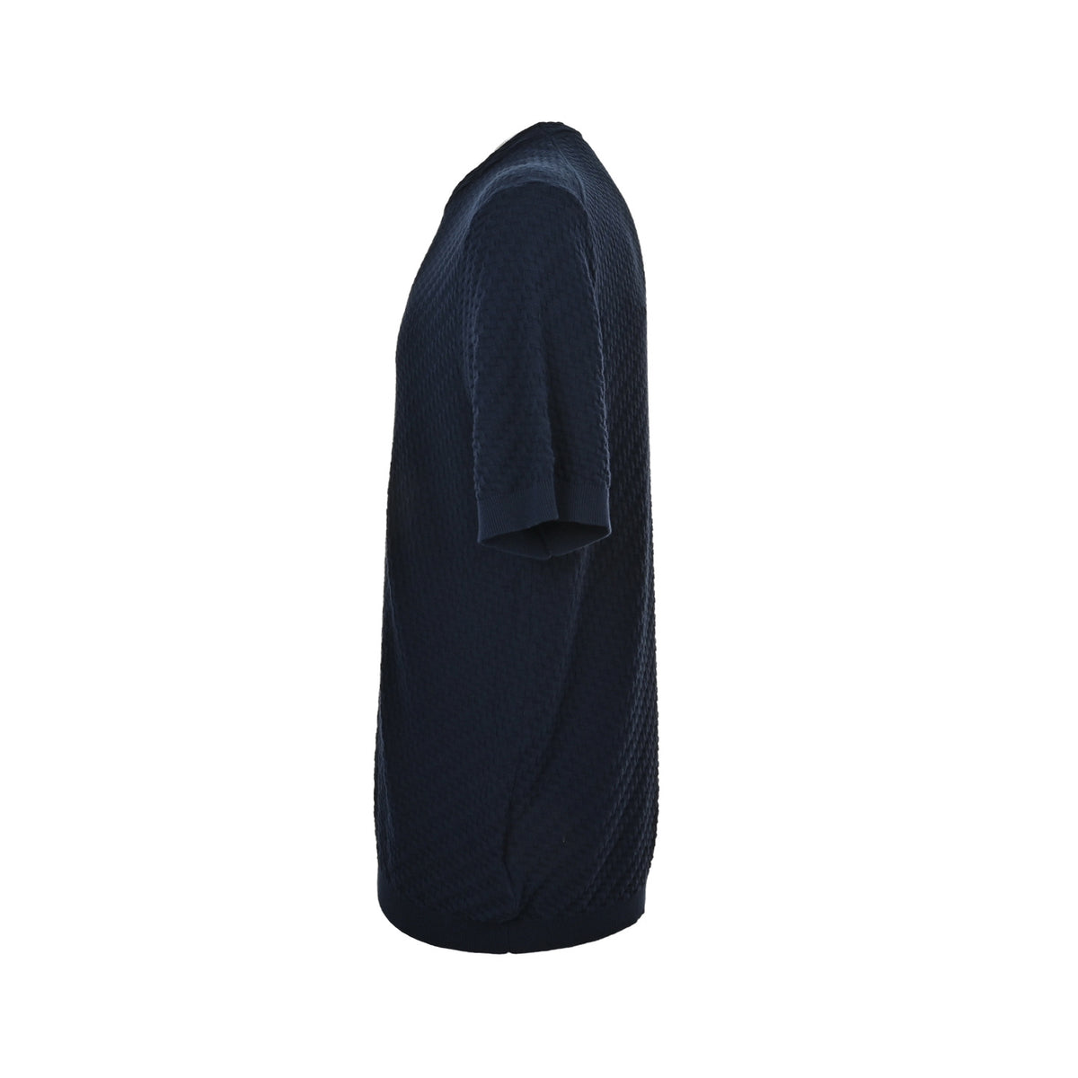 ARMANI round neck knitted short sleeves