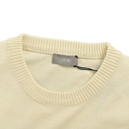 Dior 24Fw 1947 embroidered letter logo crew neck sweater
