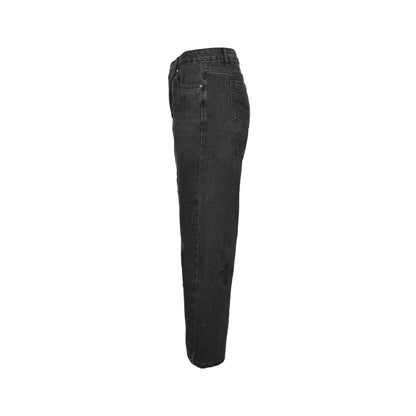 Chrome Hearts/Chrome Heart cross patch embroidered washed jeans