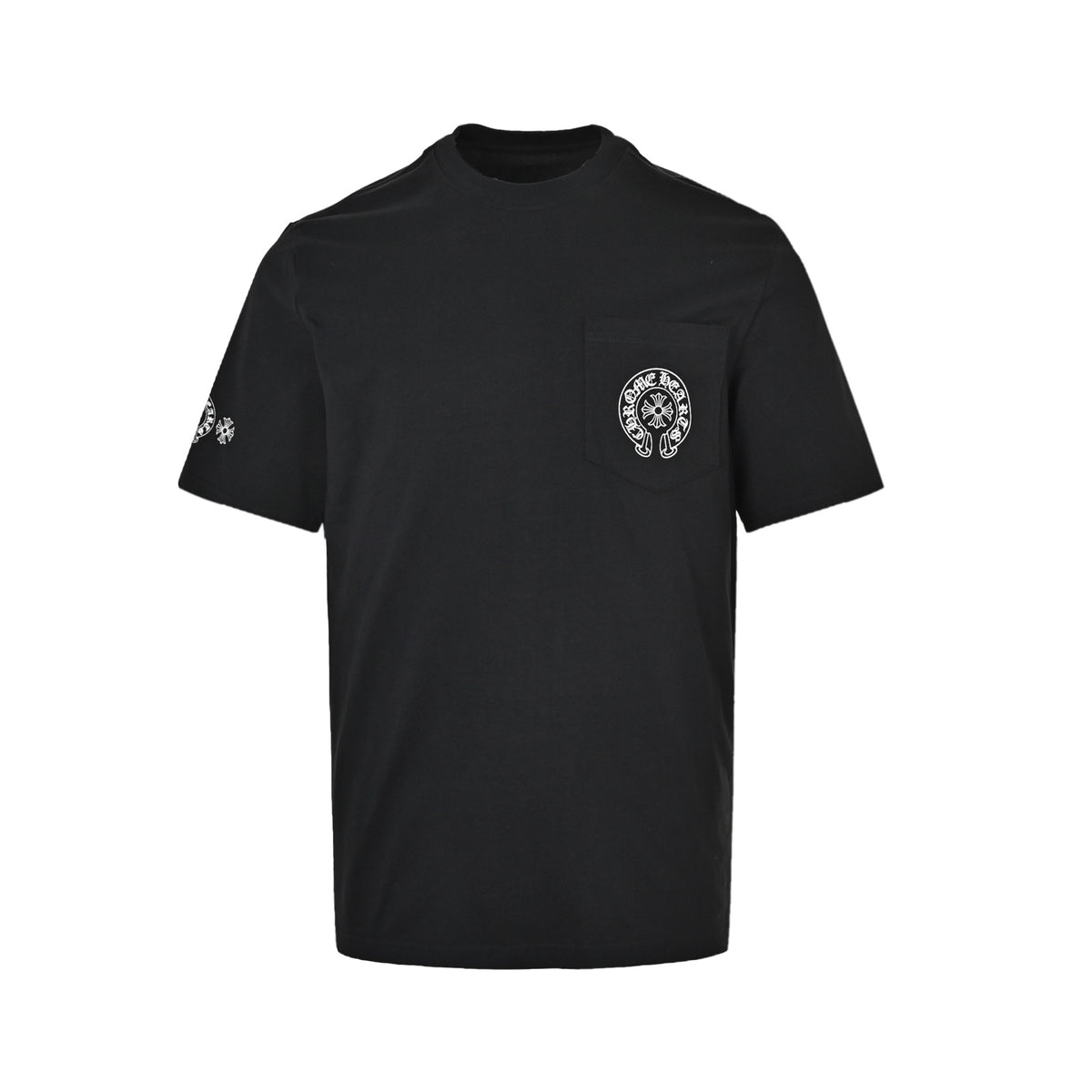 Chrome Hearts/Chrome Heart Color Cross Print Short Sleeve