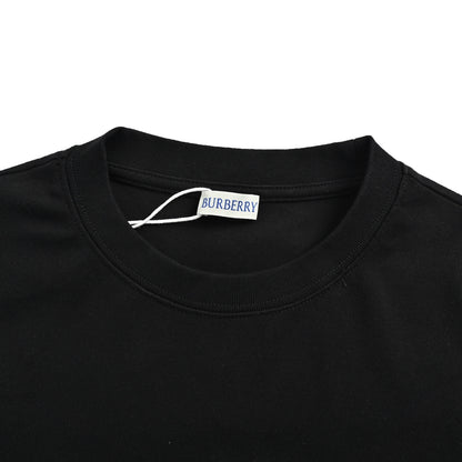 Burberry three-dimensional letter embroidered short sleeves