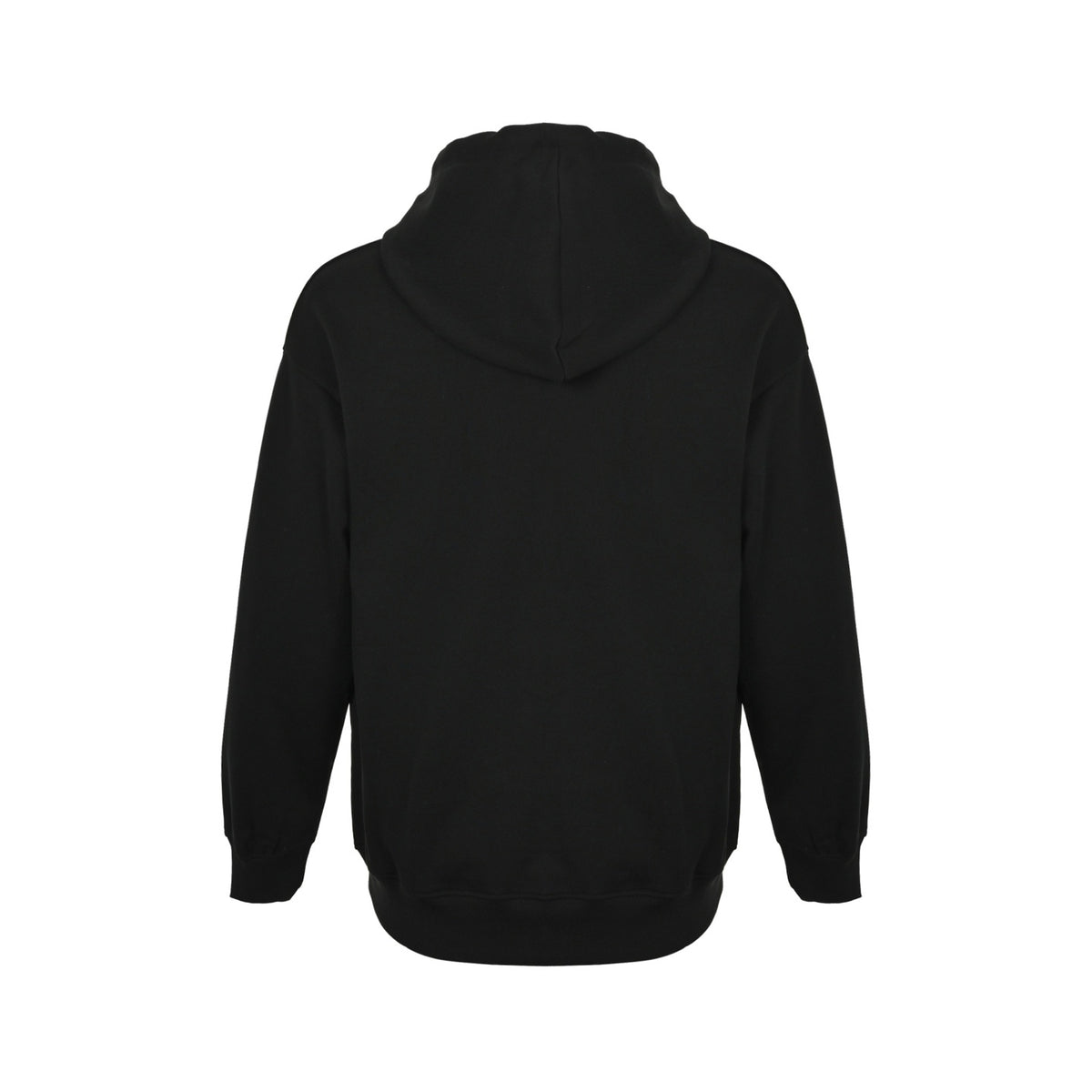Prada 25Fw collar triangle logo nylon pocket hooded sweatshirt