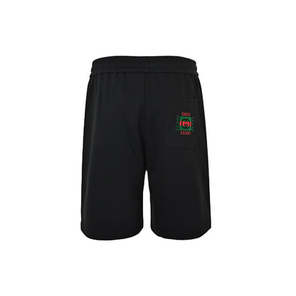Gucci 26ss wheat knight flocked printed shorts