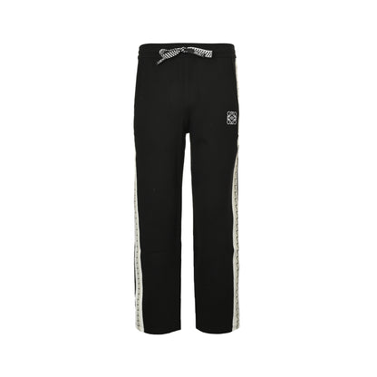 Loewe/Luo Yiwei 25Fw threaded webbing stitching logo embroidery suit trousers