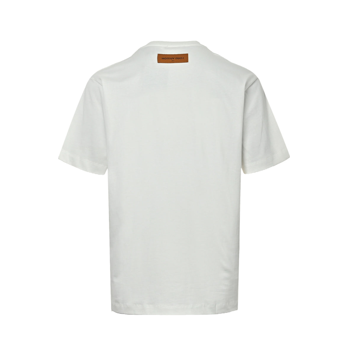 LouisVuitton/Louis Vuitton gradient color thread sailing bird embroidery short sleeves